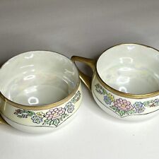 VTG Rosenthal china tea cup set Donatello Floral Hand Painted Grannycore Cottage picture