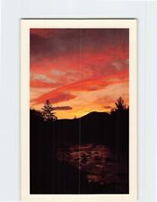 Postcard Sunset at Swift River White Mountains New Hampshire USA picture