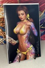 Zirty Girls #3 Belle Cosplay Signed by Szerdy NICE AND TOPLESS 4/10 COAs picture