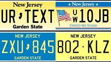 Custom New Jersey REFLECTIVE License Plate Tag Reproduction, Many Styles Offered picture