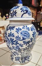 Seymour Mann Porcelain Blue Vase (Chinese Ginger Jar) picture