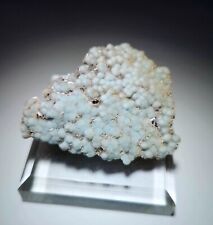 ***STUNNING-Blue Hemimorphite & Calcite crystals on matrix, 79 mine Arizona*** picture
