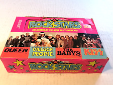 1979 Donruss Rock Stars Trading Cards, Full Box, Sealed Packs picture