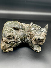 China Hongshan Culture old jade carve Feng Shui sacrifice weird beast statue picture