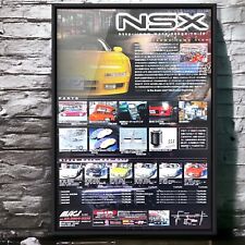 Authentic Official Vintage 90's HONDA NSX MACS Ad Poster NA1 NA2 ACULA NSX-R picture