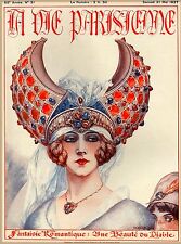 1927 La Vie Parisienne Fantaisie French France Travel Advertisement Poster picture
