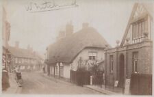 Vintage Postcard 1910's RPPC View Houses village Streets Cottages Photo picture