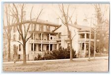 1907 Hotel Building Castile New York NY RPPC Photo Posted Antique Postcard picture