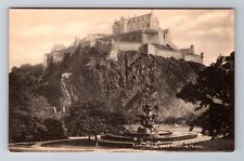 Castlehill-Edinburgh, Edinburgh Castle From The North, Antique Vintage Postcard picture