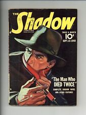 Shadow Pulp Sep 15 1940 Vol. 35 #2 VG picture