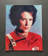 Majel Barrett signed Star Trek color 8 x 10 photo picture