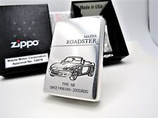 Mazda Roadster Type NB Engraved Zippo Oil Lighter 2022 MIB picture