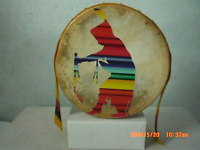 Hand Drum, Native American Wall Hanging, Straight Dancer picture