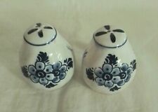 Delft Blue And White Salt And Pepper Shakers picture