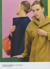 PRADA - Featuring Scarlett Johansson / Galleria Bag - Magazine 2 Page PRINT AD picture