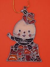 Kurt Adler Humpty Dumpty Sun Catcher Christmas Ornament Vintage Grannycore picture