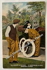 Rockford,Illinois ~Shanhouse Motor Suit~W. Shanhouse & Sons Postcard Elgin picture