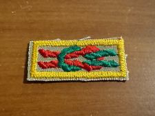 BSA, Arrow of Light Award Uniform Square Knot Patch on Khaki (1989-1990) picture