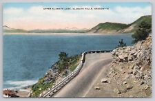 Postcard Upper Klamath Lake, Klamath Falls, Oregon Vintage picture