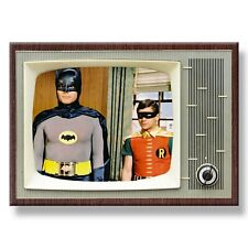 BATMAN and ROBIN ORIGINAL TV 3.5 inches x 2.5 inches FRIDGE MAGNET picture