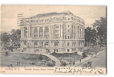 Utica New York NY Postcard 1907 Oneida County Court House picture