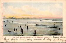 Rockaway Long Island NY Early Morning 1906 Bathers at Far Rockaway Beach picture