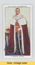 1937 Player's Coronation Series Ceremonial Dress Tobacco A Royal Duke READ 1s8 picture