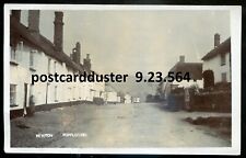 ENGLAND Newton Poppleford 1908 Street View. Real Photo Postcard picture