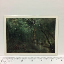 Postcard Jean-Baptiste-Camille Corot Eel Gatherers Forest Landscape Art Print picture
