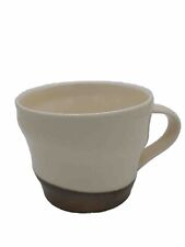 Starbucks Ivory Cup Cream & Bronze Swirl Rippled Mug 12oz Tea Coffee Kitchenware picture