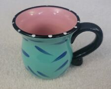 Vintage Outta Hand by Amy Hetrick Mug 2001 For Axis Imex Green -Great Condition  picture
