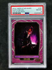 PSA 8 Darth Revan 187 2012 Topps Star Wars Galactic Files Card KOTOR picture
