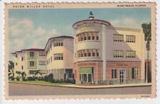 Vintage Miami Beach FL Hotel Postcard, The Peter Miller Hotel, Curt Teich picture