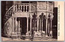 Vtg Siena Italy Cathedral The Pulpit of Nicola Pisano Cattedrale 1910s Postcard picture