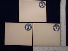 1892 COLUMBIAN EXPO UNUSED 1CENT EMBOSS-STAMPED ENVELOPES 5 1/4