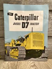 Vintage Caterpillar D7 Diesel Tractor Brochure Dealer Sales Booklet Ziegler Co. picture