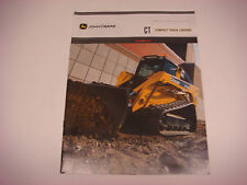 Original John Deere Sales Brochure Compact Track Loaders CT322 CT332 NOS M1280 picture