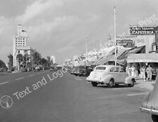 1939 Street Scene, Miami Beach, Florida Vintage Old Photo 8.5
