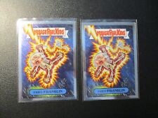 2x 2022 Topps Chrome Garbage Pail Kids S5 Fried Franklin Lot picture