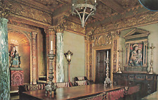 San Simeon CA, Casa Del Mar Dining Room, Hearst State Monument, Vintage Postcard picture
