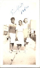 Women Frankfort KY African American Black & White Vtg Photo 2.75