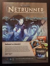 ANDROID: NETRUNNER Card Game/Trading Cards ~ Magazine Page PRINT AD picture