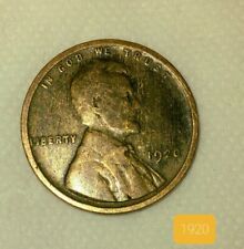 1920 wheat penny no mint mark picture