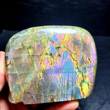 970G Natural Purple Flash Rainbow Labradorite Polished Gemstone Healing YCF128 picture