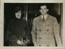 1938 Press Photo Infante Don Juan with his wife Princess Maria Mercedes, London picture