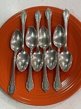 6 vintage 1847 Rodgers Bros IS dinner teaspoons Silver Plated Flatware picture