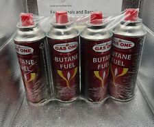 GASONE 8 oz. Butane Fuel Canister Cartridge with Safety Release Device (4-cans) picture