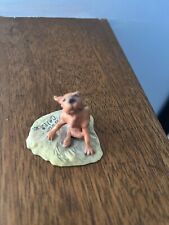 1987 Schmid “Dog With Fleas”figurine Signed By Lowell Davis Figurine picture