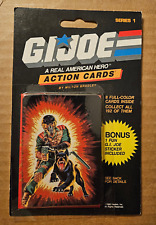 GI Joe Milton Bradley Action Cards Sealed Pack 1986 Cobra Mutt On Top Vintage picture