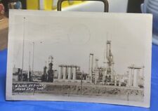 VTG Real Photo Postcard Moose Jaw Saskatchewan British American Oil Refinery picture